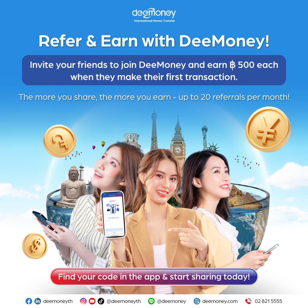 Refer and Earn with DeeMoney