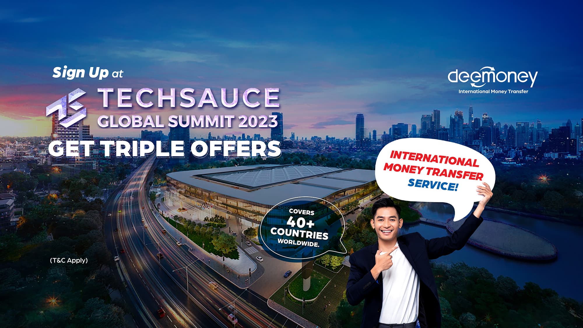 DeeMoney at Techsauce Global Summit 2023